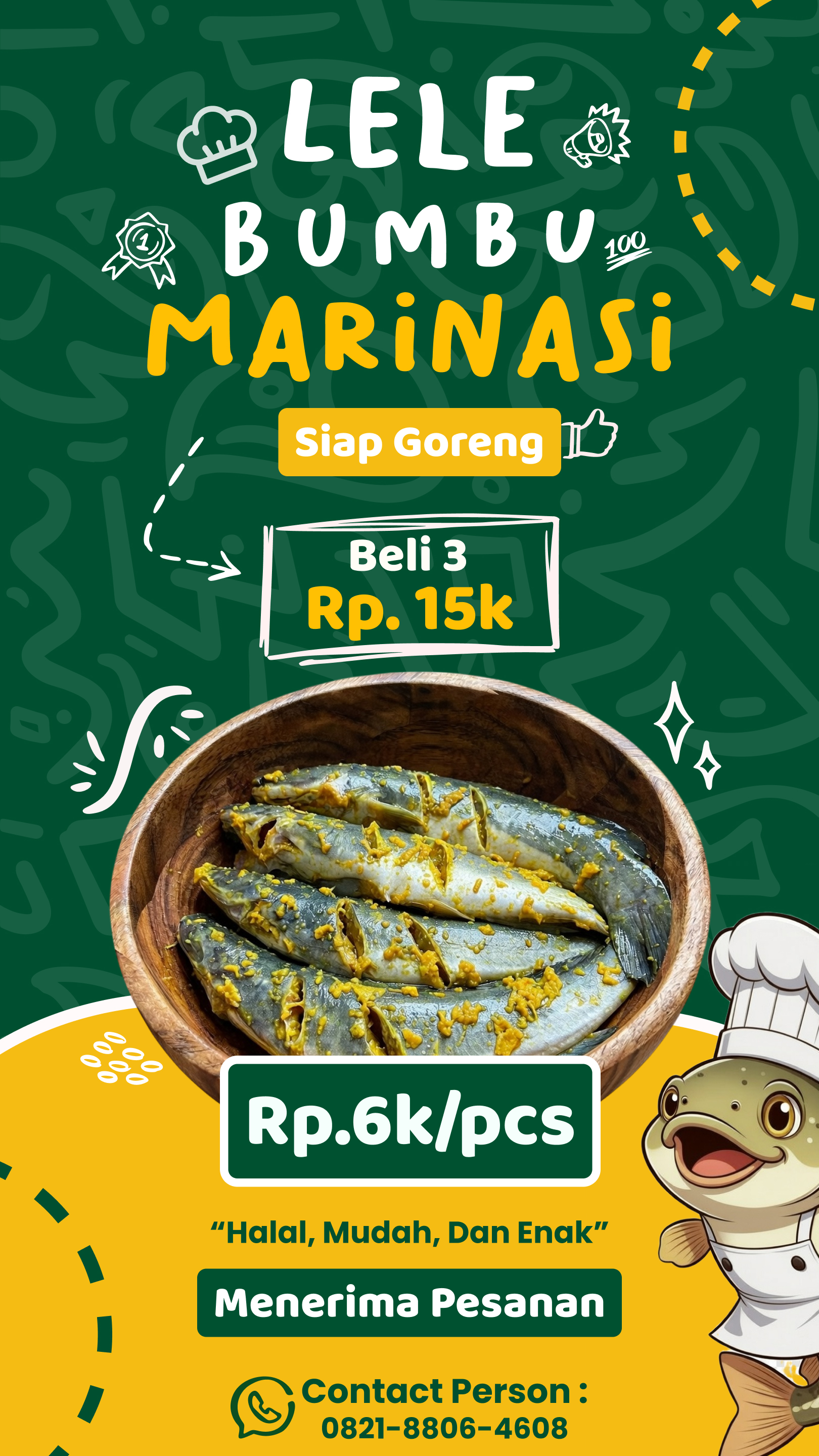 Desain Kemasan Produk Olahan Lele