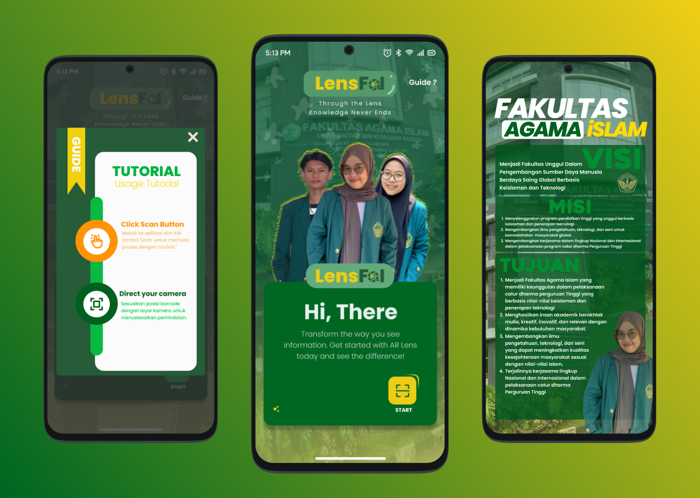 Aplikasi AR Explorer Lens FAI