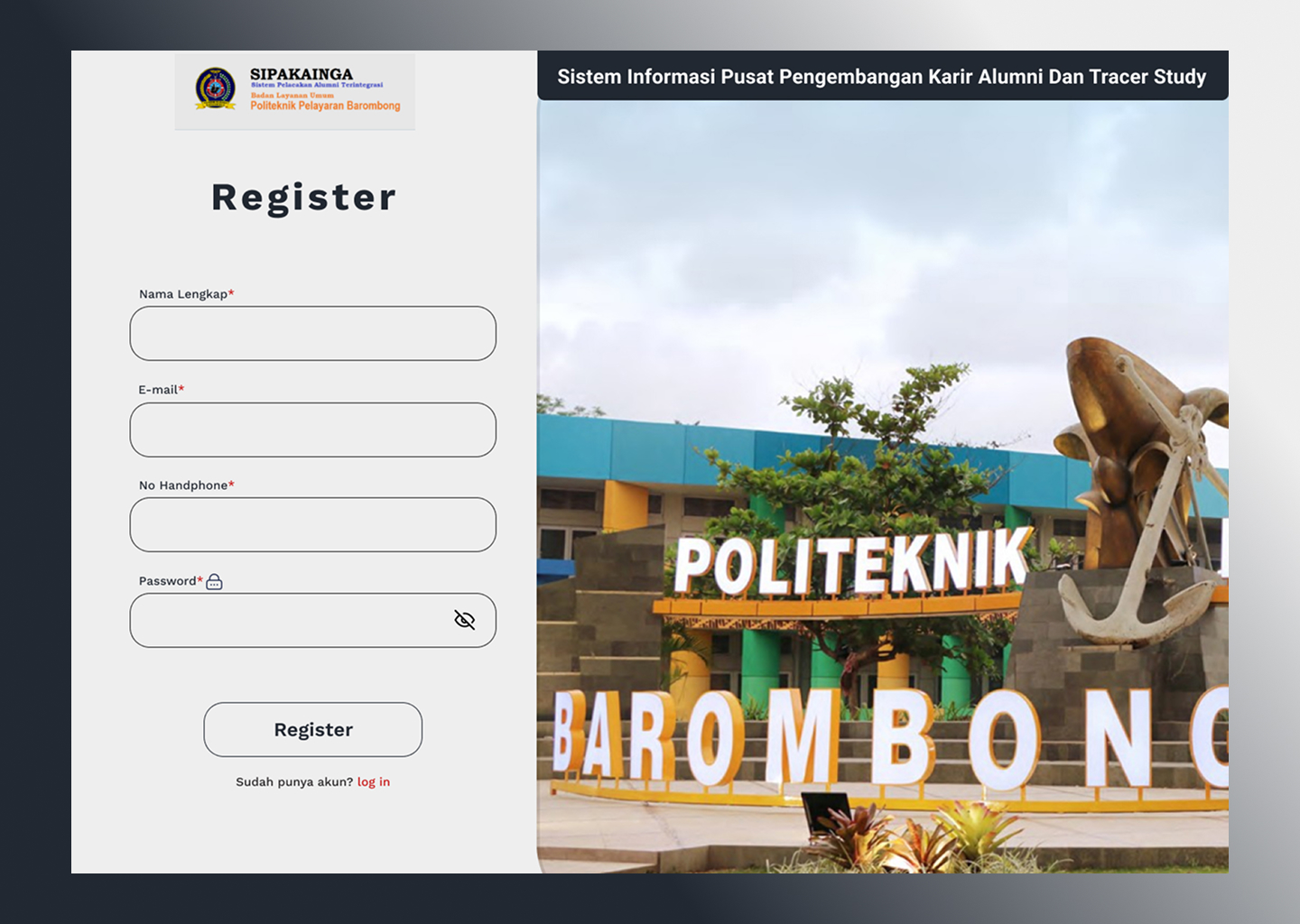 Dashboard Sistem Informasi Politeknik